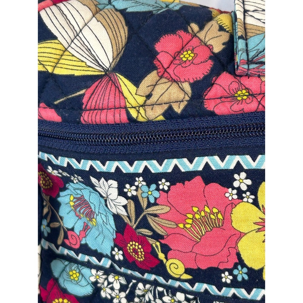 Vera Bradley Duffel Bag Women Large Multicolor Excellent Floral Quilted Travel - Picture 7 of 13
